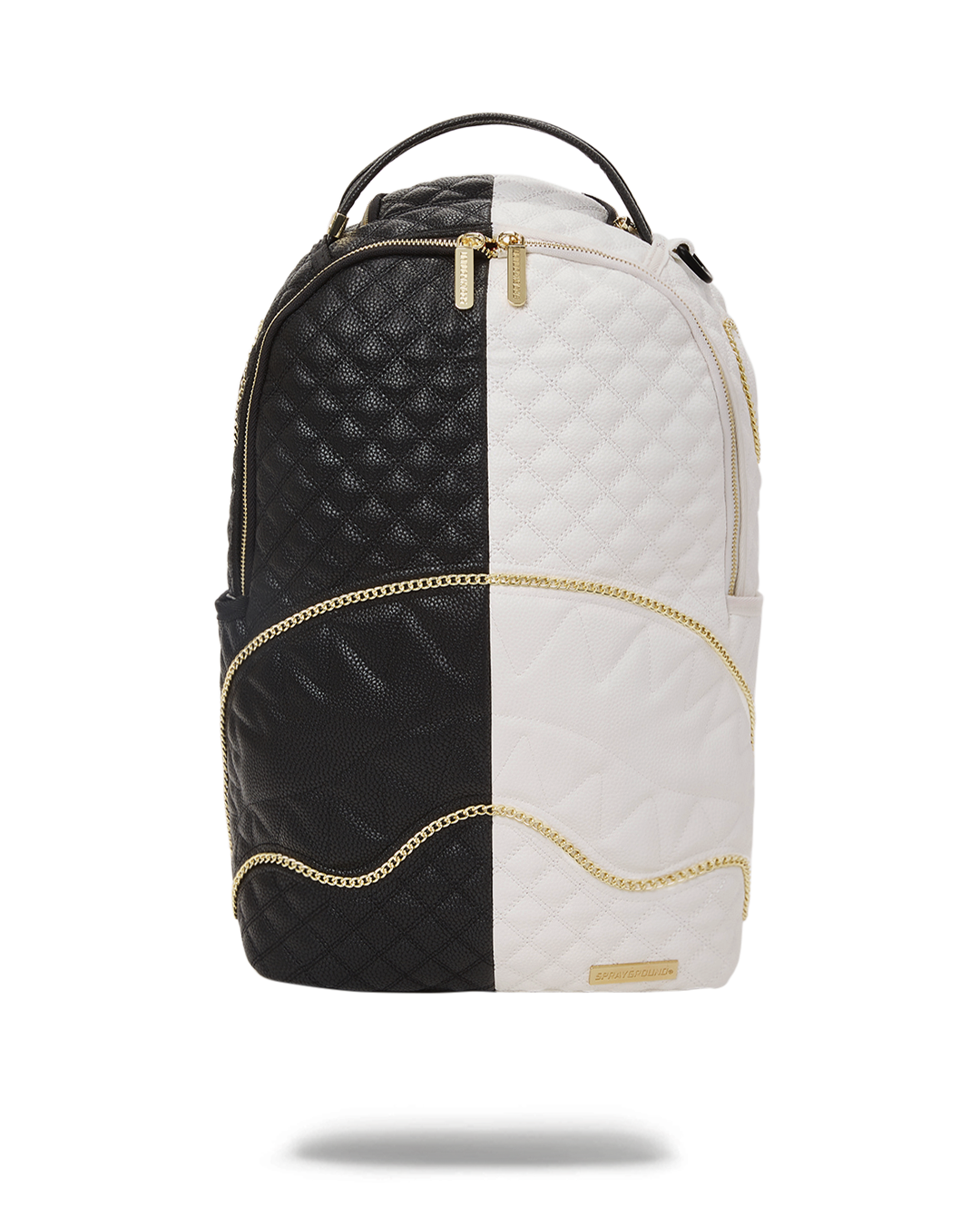 LEVELED UP SPLIT QUILT SHARK BACKPACK (DLXV)