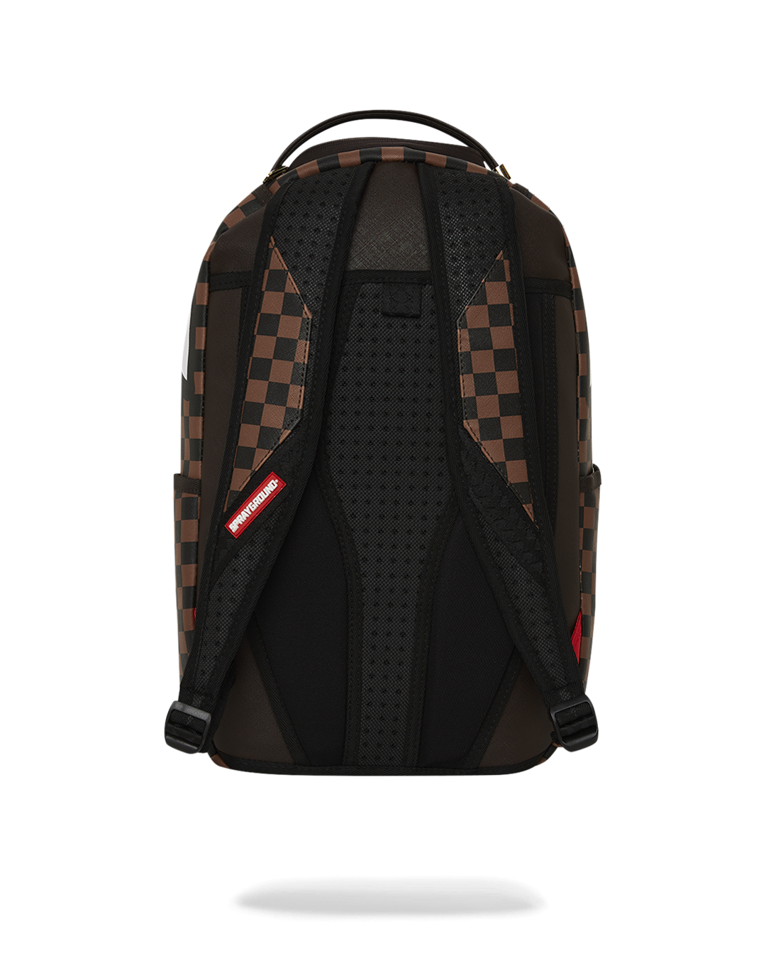 EXTERIOR GOLD ZIP POCKET SHARKS IN PARIS BACKPACK (DLXV)