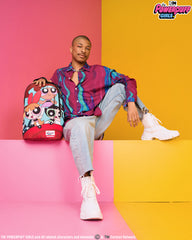 POWERPUFF GIRLS NEVER BACK DOWN BACKPACK