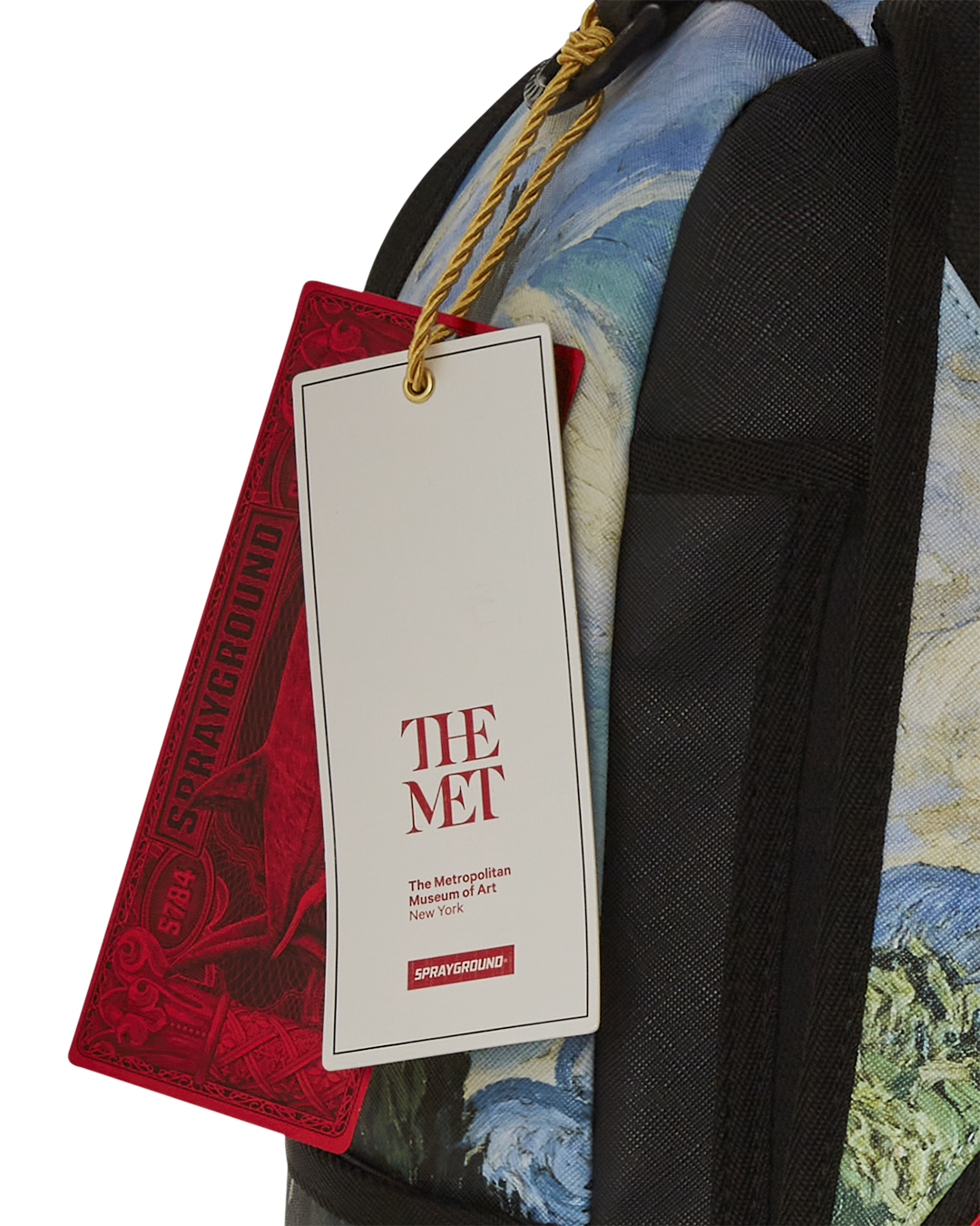THE MET VAN GOGH WHEAT FIELD WITH CYPRESSES BACKPACK