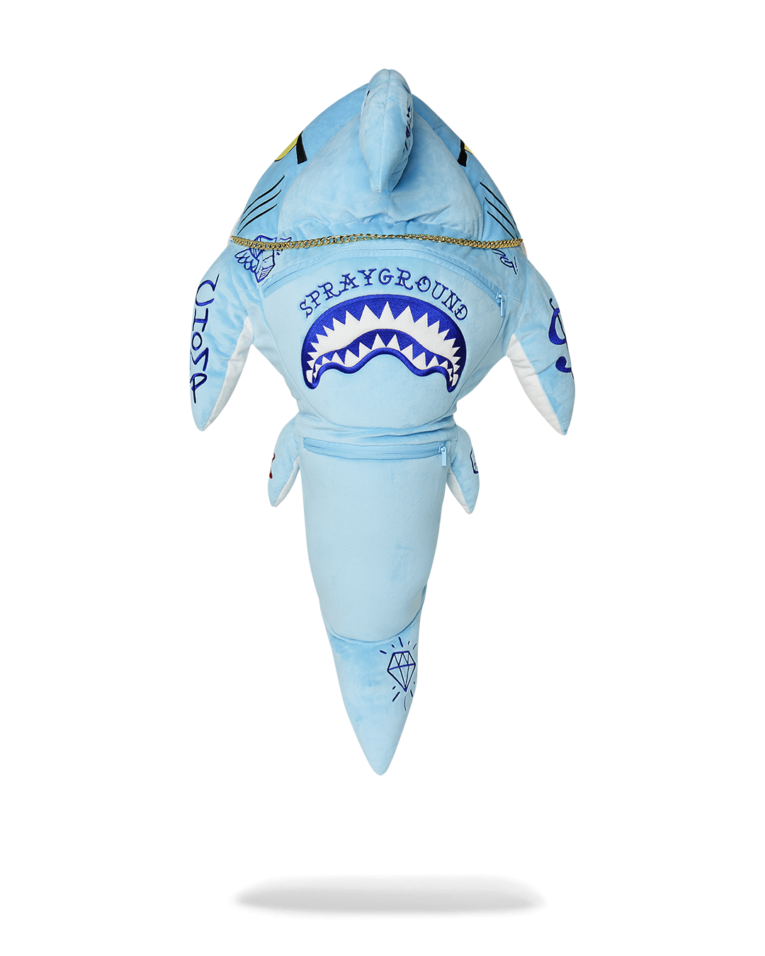 STUFFED SAVAGE HOODY BACKPACK SHARK